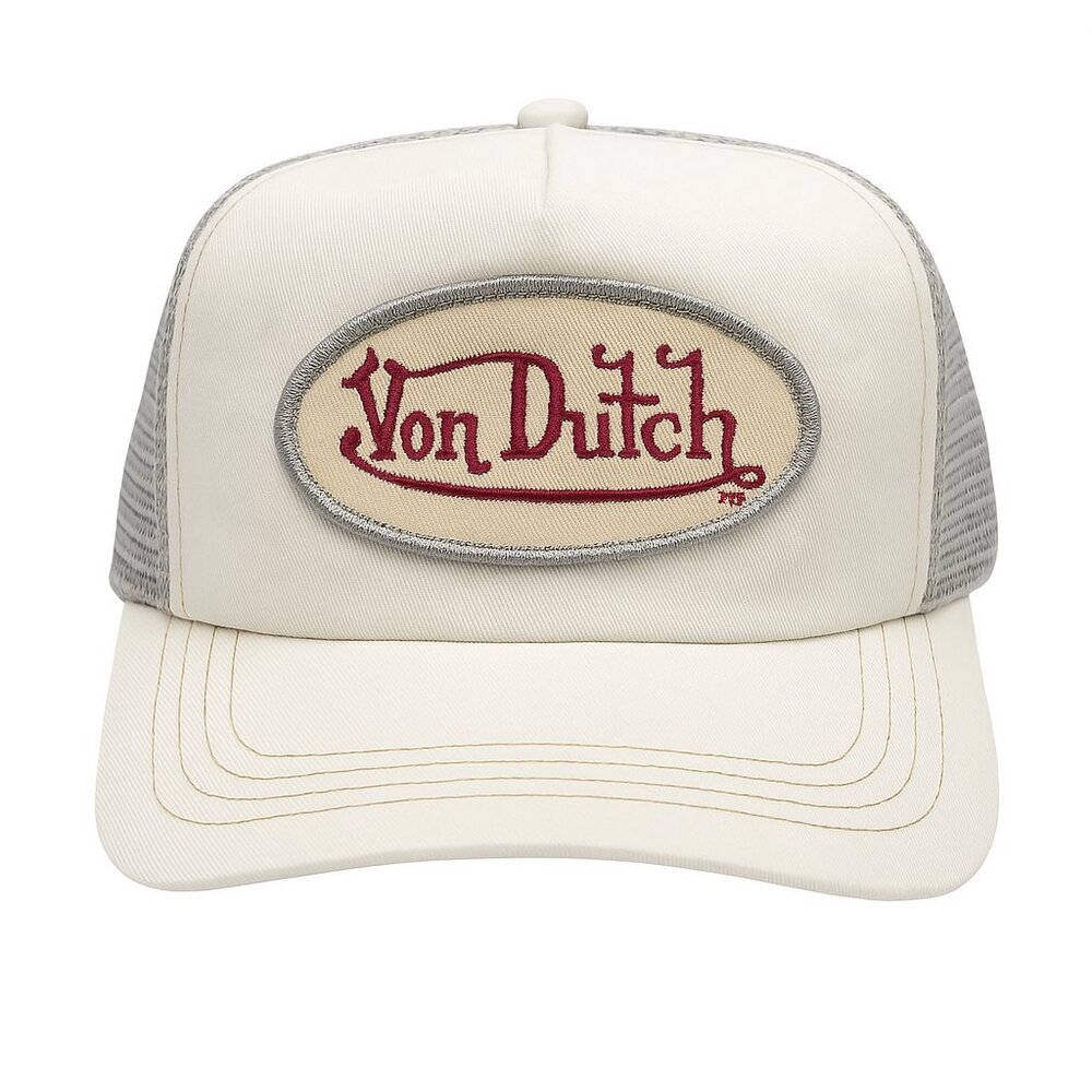 Retro Originals Dutch Vintage (2005) White Mesh White Twill Classic Trucker Hat - Picture 1 of 3